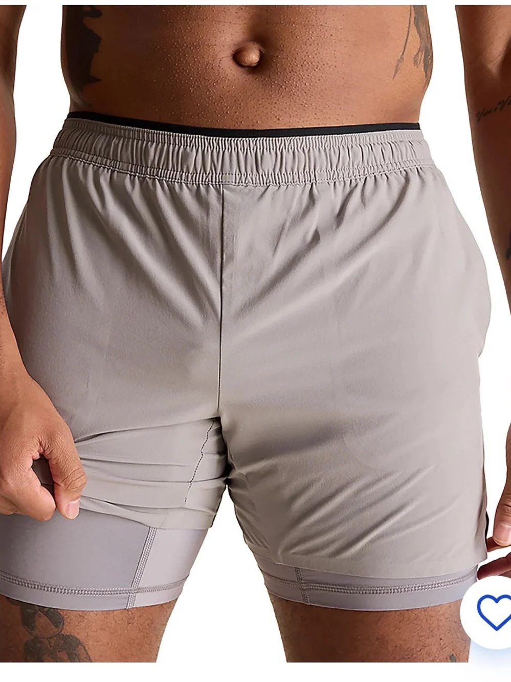 NWT Chubbies Men's The Gray Decembers Ultimate Training Shorts 5.5 In Sz XXL